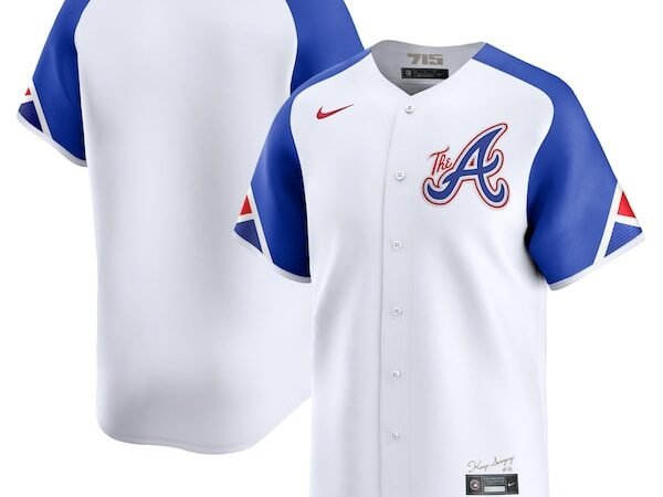 Atlanta Braves Nike City Connect Custom Limited Jersey - White