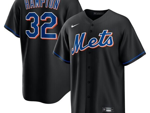 Mike Hampton New York Mets Nike 2022 Alternate Replica Player Jersey - Black