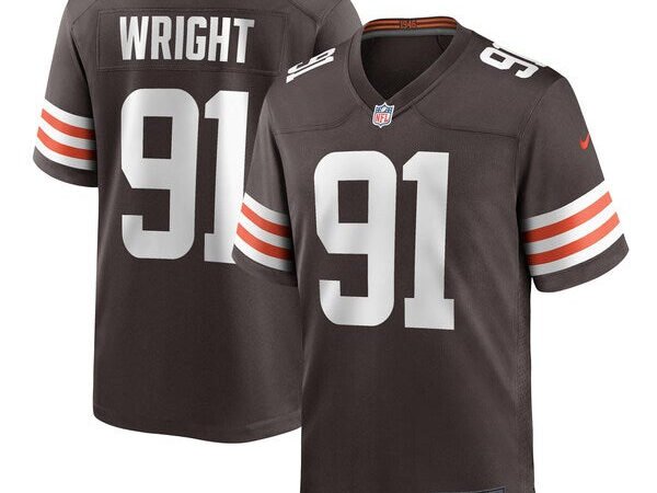 Alex Wright Cleveland Browns Nike Team Game Jersey - Brown
