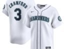 J.P. Crawford Seattle Mariners Nike Home Limited Player Jersey - White