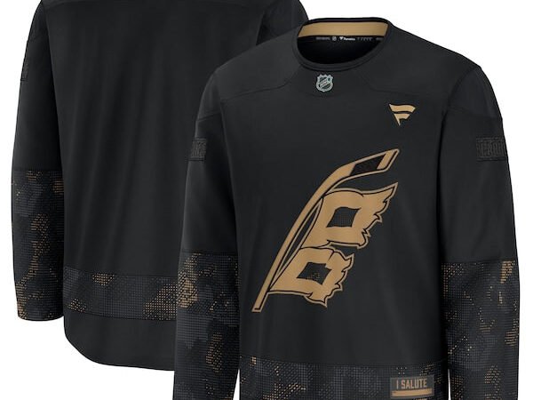 Carolina Hurricanes  2024 Military Appreciation Practice Jersey - Black