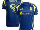 Sam Surridge Nashville SC adidas 2025 The Heart Of Nashville Kit Authentic Player Jersey - Navy