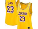 LeBron James Los Angeles Lakers  Women's Fast Break Player Jersey - Icon Edition - Gold