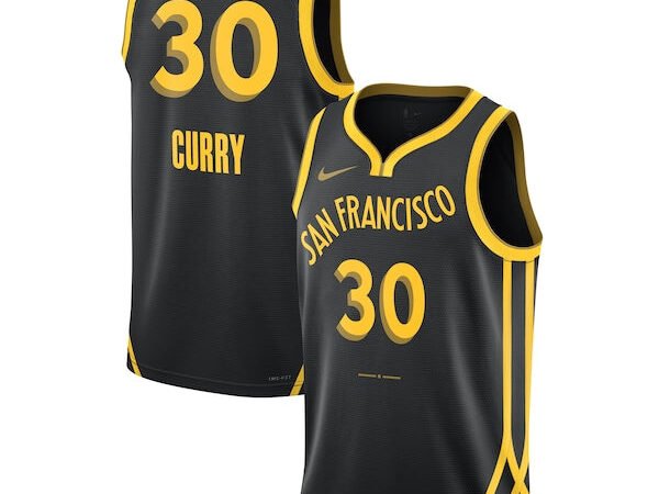 Stephen Curry Golden State Warriors Nike Unisex 2023/24 Swingman Jersey - Black - City Edition