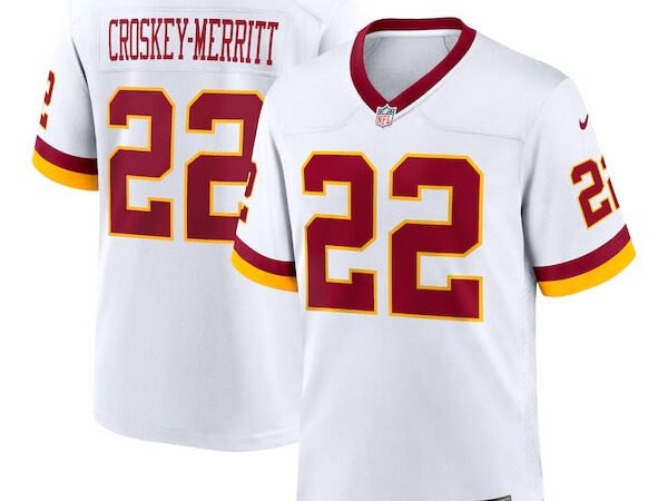 Jacory Croskey-Merritt Washington Commanders Nike Game Super Bowl Era Jersey - White