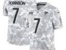 Bijan Robinson Atlanta Falcons Nike 2024 Salute to Service Limited Jersey - Arctic Camo