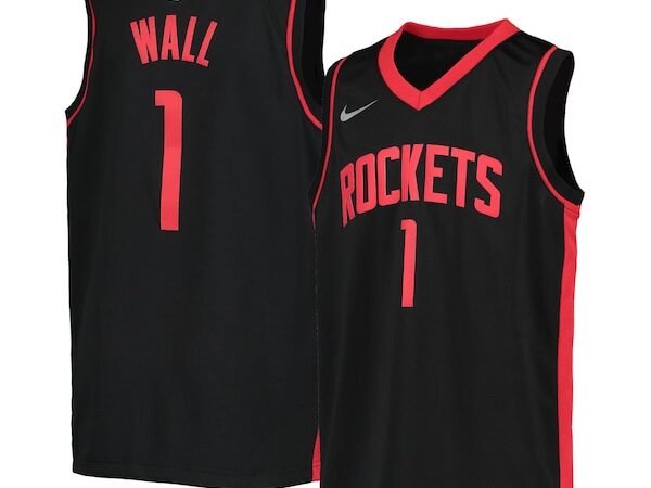 John Wall Houston Rockets Nike Youth 2020/21 Swingman Player Jersey - Earned Edition - Black