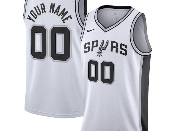 San Antonio Spurs Nike Unisex Swingman Custom Jersey White - Association Edition