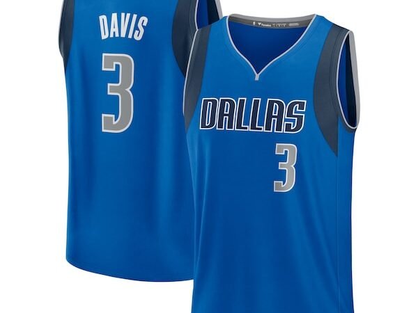 Anthony Davis Dallas Mavericks Youth Fast Break Replica Player Jersey - Royal