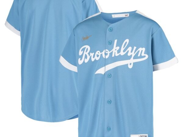 Brooklyn Dodgers Nike Youth Alternate Cooperstown Collection Team Jersey - Light Blue
