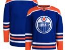 Edmonton Oilers adidas Home Primegreen Authentic Blank Jersey - Royal