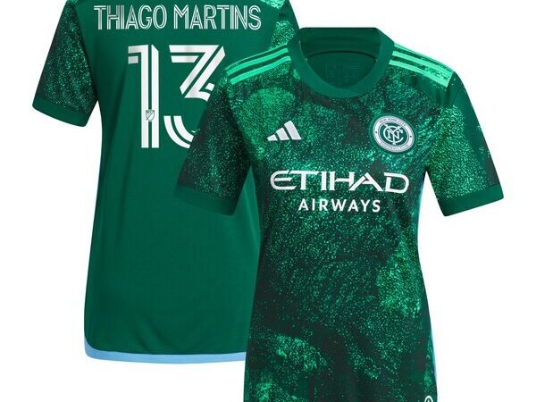 Thiago Martins New York City FC adidas Women's 2024 The Parks Replica Player Jersey - Green