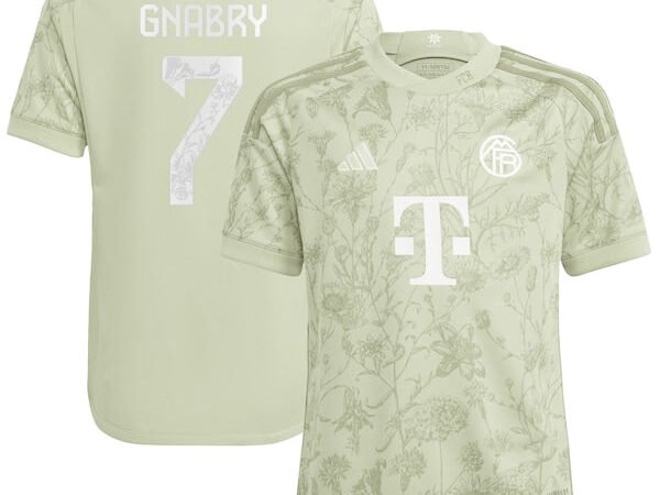 Serge Gnabry Bayern Munich adidas Youth 2023/24 Oktoberfest Replica Player Jersey - Green