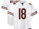 Caleb Williams Chicago Bears Nike Youth White Game Jersey - White/Navy