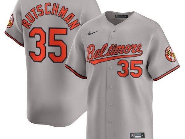 Adley Rutschman Baltimore Orioles Nike Road Limited Player Jersey - Gray