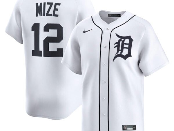 Casey Mize Detroit Tigers Nike Home Limited Player Jersey - White