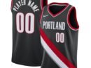 Portland Trail Blazers Nike 2020/21 Swingman Custom Jersey - Icon Edition - Black
