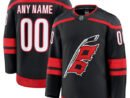 Carolina Hurricanes  Home Premium Custom Jersey - Black/Red/White