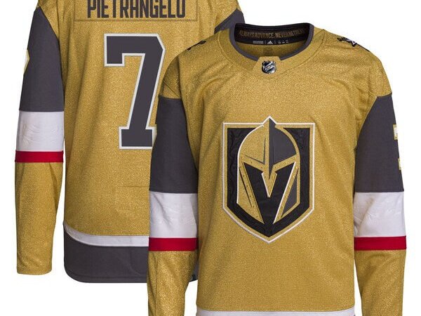Alex Pietrangelo Vegas Golden Knights adidas Home Primegreen Authentic Player Jersey - Gold