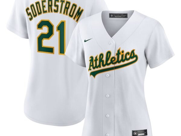 Tyler Soderstrom Athletics Nike Women's Home Replica Jersey - White