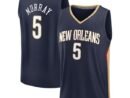 Dejounte Murray New Orleans Pelicans  Youth Fast Break Replica Player Jersey - Icon Edition - Navy