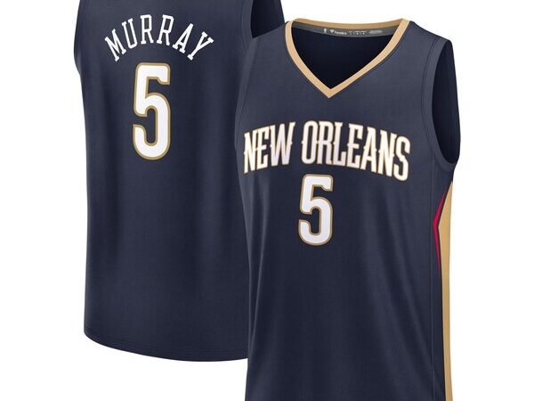 Dejounte Murray New Orleans Pelicans  Youth Fast Break Replica Player Jersey - Icon Edition - Navy