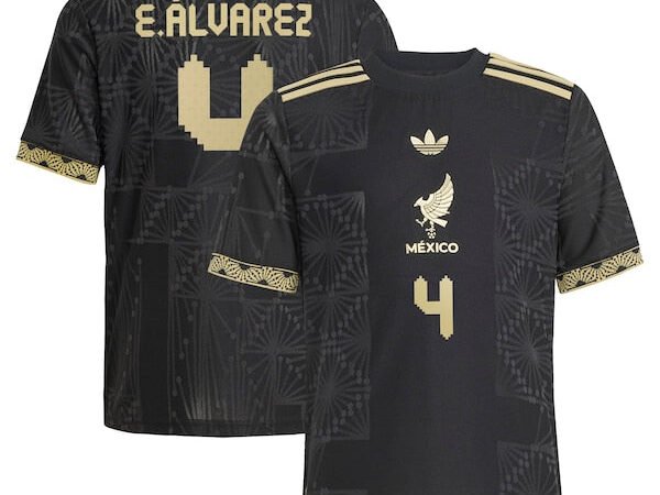 Edson Alvarez Mexico National Team adidas Youth 2025 Third Authentic Player Jersey - Black