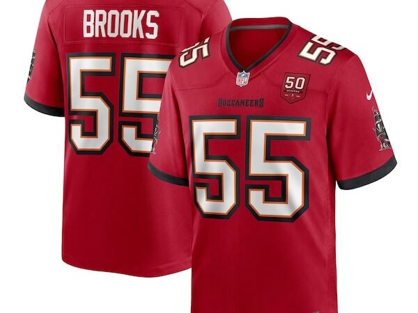 Derrick Brooks Tampa Bay Buccaneers Nike 50th Season Team Game Jersey - Red/Creamsicle