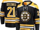 Alex Steeves Boston Bruins  Home Breakaway Jersey - Black