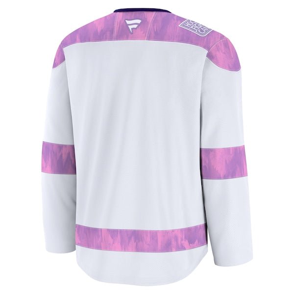 Columbus Blue Jackets 2024 Hockey Fights Cancer Practice Jersey - White
