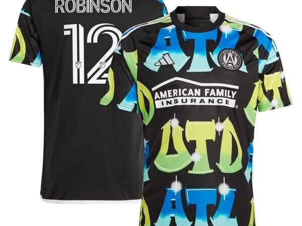 Miles Robinson Atlanta United FC adidas 2024 The 404 Replica Player Jersey - Black