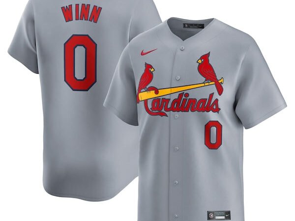 Masyn Winn St. Louis Cardinals Nike Away Limited Player Jersey - Gray/White