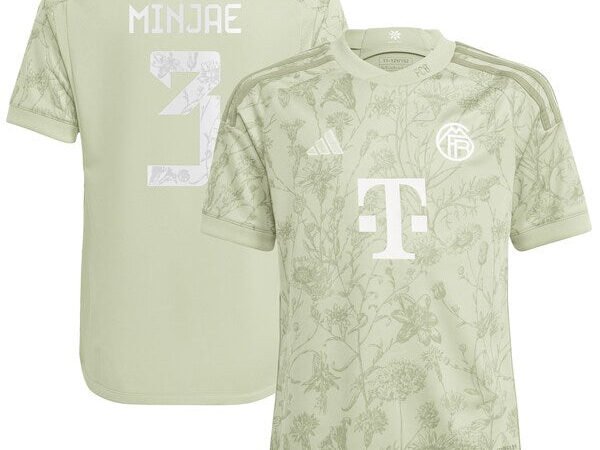 Kim Min-jae Bayern Munich adidas Youth 2023/24 Oktoberfest Replica Player Jersey - Green