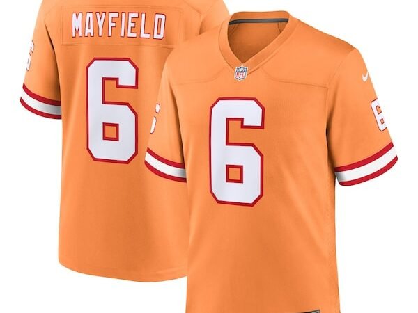 Baker Mayfield Tampa Bay Buccaneers Nike Throwback Game Jersey - Orange