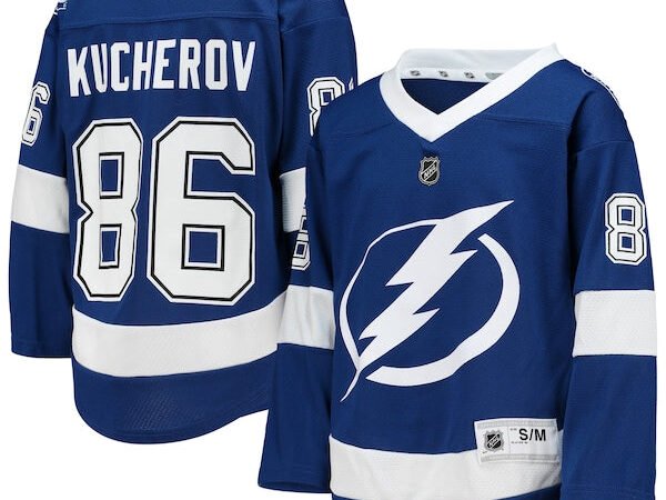 Nikita Kucherov Tampa Bay Lightning Youth Home Replica Player Jersey - Blue