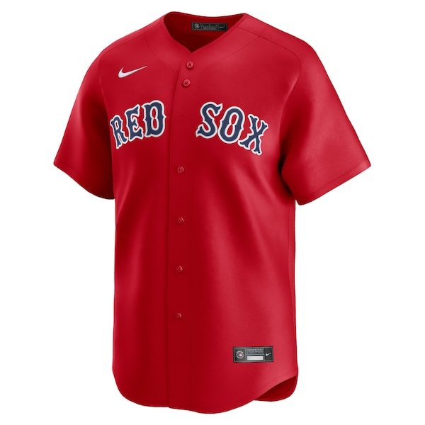 Boston Red Sox Nike Alternate Limited Custom Jersey - Red/White