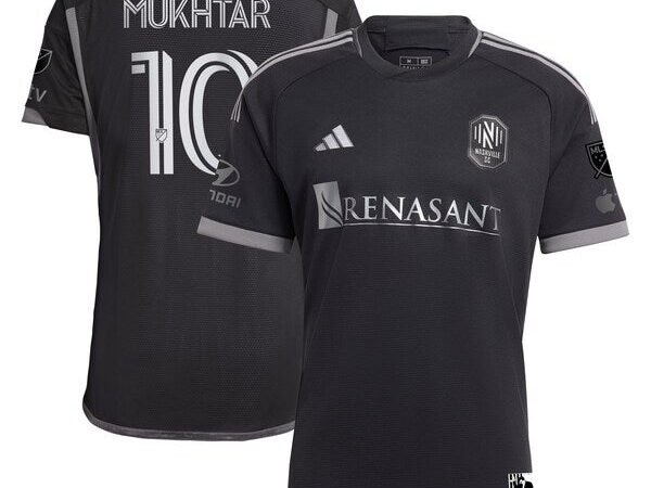 Hany Mukhtar Nashville SC adidas 2024 Man In Black Kit Authentic Player Jersey - Black