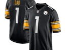 Number 1 Dad Pittsburgh Steelers Nike Game Jersey - Black