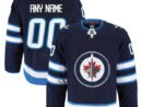Winnipeg Jets Home Authentic Pro Custom Jersey - Navy