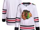 Chicago Blackhawks adidas Men's Away Primegreen Authentic Jersey - White