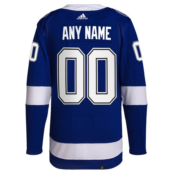 Tampa Bay Lightning adidas Home Primegreen Authentic Custom Jersey - Royal