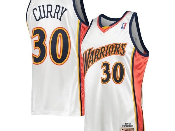 Stephen Curry Golden State Warriors 2009/10 Hardwood Classics Authentic Jersey - White