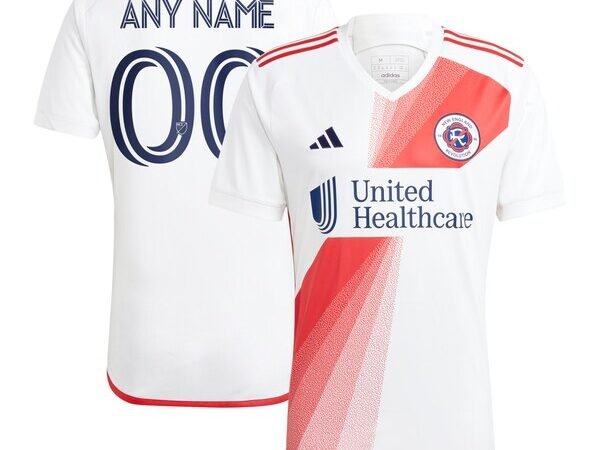 New England Revolution adidas 2024 Defiance Replica Custom Jersey - White