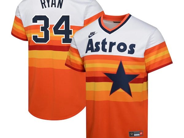 Nolan Ryan Houston Astros Nike Youth Cooperstown Collection Limited Player Jersey - White