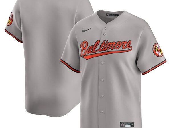 Baltimore Orioles Nike Road Limited Jersey - Gray