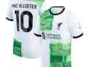Alexis Mac Allister Liverpool Nike 2023/24 Away Replica Player Jersey - White/Red