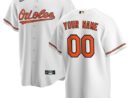 Baltimore Orioles Nike Home Replica Custom Jersey - White