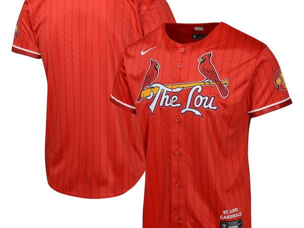 St. Louis Cardinals Nike Youth 2024 City Connect Limited Jersey - Red