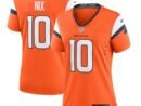 Bo Nix Denver Broncos Nike Women's Game Jersey -  Orange