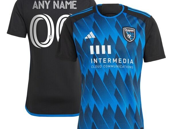 San Jose Earthquakes adidas 2024 Active Fault Jersey Replica Custom Jersey - Blue